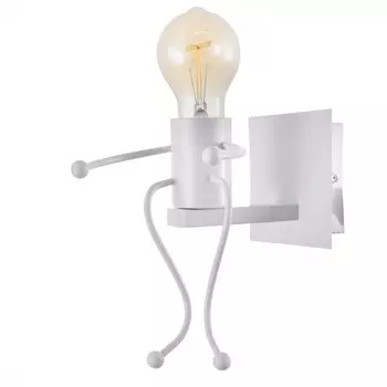 Бра «Человечек» E27 40 Вт белый 112017 см