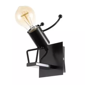 Бра «Человечек» E27 40 Вт черный 111719 см