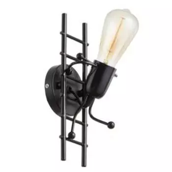 Бра «Человечек» E27 40 Вт черный