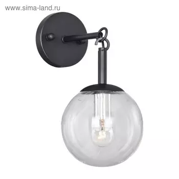 Бра Cirque, 1x60Вт E14, цвет чёрный