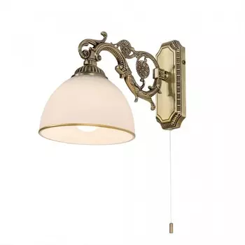 Бра Citilux «Адриана» CL405413, 14,5х20 см, 1х75Вт, E27, цвет коричневый