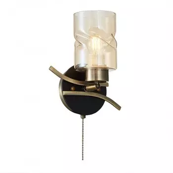 Бра Citilux «Мерида» CL142314, 15х25 см, 1х75Вт, E27, цвет коричневый