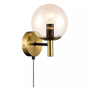 Бра Citilux «Шарлиз» CL143413, 13х20,5 см, 1х40Вт, E14, цвет коричневый