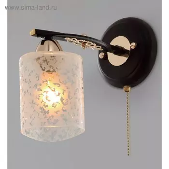 Бра CL166311 "Мотив", 1x60W E27, цвет черн./зол.