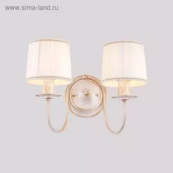 Бра CL429321 "Дижон", 2x75Вт E27, цвет белый