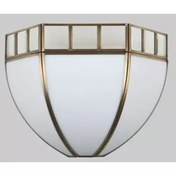 Бра CL440312 «Шербург-1» 1x75W E27 бел./прозрачный15x20x25 см