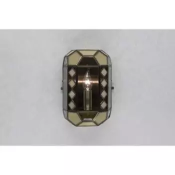 Бра CL441311 «Фасет» 1x60W E14 прозрачный/бежевый 18x20x35 см