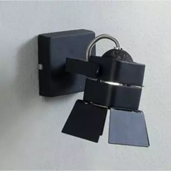 Бра CL526512S «Рубик» 1x50W GU10 чёрный 7x7x8 см