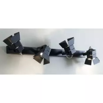 Бра CL526542S «Рубик» 4x50W GU10 чёрный 7x48x8 см