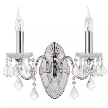 Бра Classic, 2x60Вт E14, цвет хром