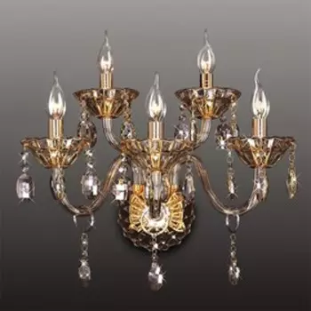 Бра Cleopatra 5x60Вт Е14, золото 46x46x54 см