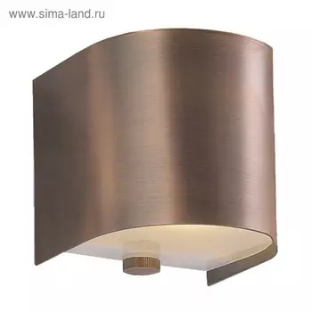 Бра CLT 430 1x40Вт G9 медный 9x9x9см