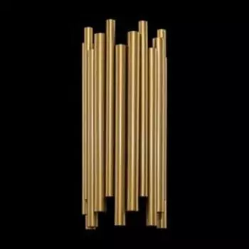 Бра Maytoni MOD136WL-01BS, 1хE14, 60Вт, 12,6х9,1х30 см, цвет латунь