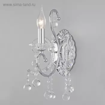 Бра Collana 1x60Вт E14 хром