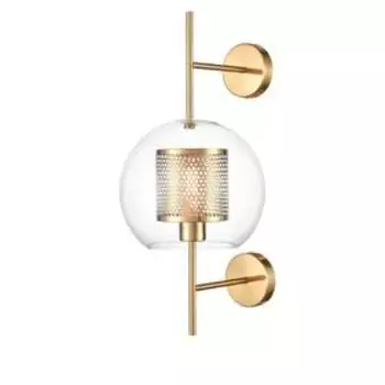 Бра Coro, 1x60Вт E27, цвет латунь