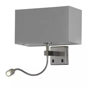 Бра Crystal Lux, Jewel 2111/402, E27, 1х60 Вт, 56х30 см, цвет хром