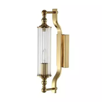 Бра Crystal Lux, Tomas 3670/401, E14, 1х60 Вт, 40х7 см, цвет золотой