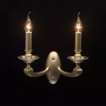 Бра "ДельРей", 2x40Вт E14, цвет золото