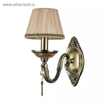 Бра Demitas 1x40W E14, бронза 16x33x35 см