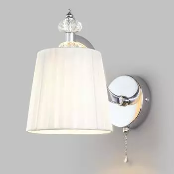 Бра Diva, 1x40Вт E14, цвет хром