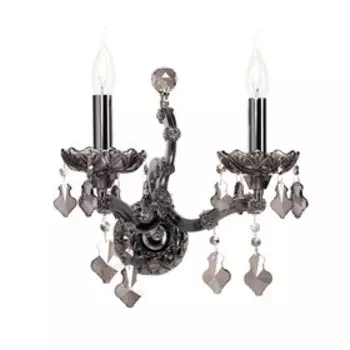 Бра «Дориана», 2x60W E14, хром 28x40x28 см