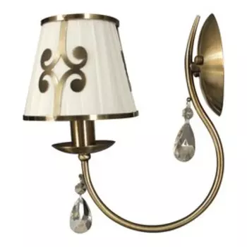 Бра Dorris 1x40Вт E14 античная бронза 28x14x25см