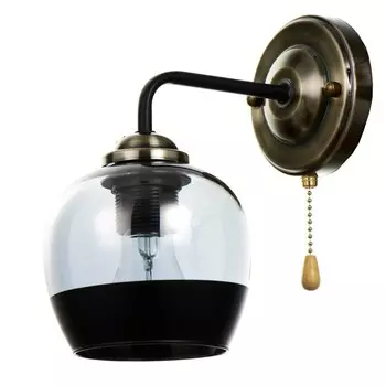 Бра "Дюна" 1х60Вт Е27 античная бронза