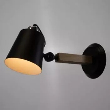 Бра "Джинет" E27 1х40Вт черный 32х13х13 см