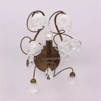 Бра EL324W011 "Rosetta" 1x60W E14 кор./бел. 27x25x32 см