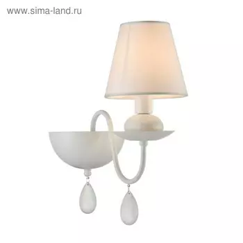 Бра Eliza 1x40W E14, белый 29x15x35,5 см