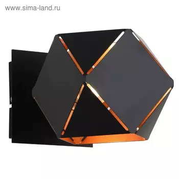 Бра St Luce. SL258.401.01. Enigma. 1х40 Вт, E14, 13х13 см, цвет чёрный