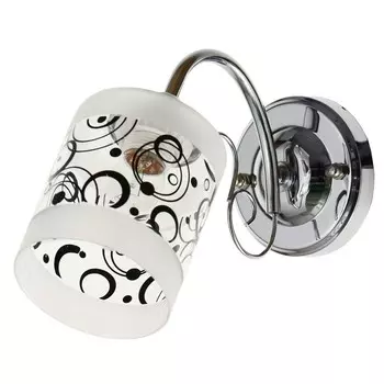 Бра "Фанна" Е27 40Вт хром 23х11х19 см