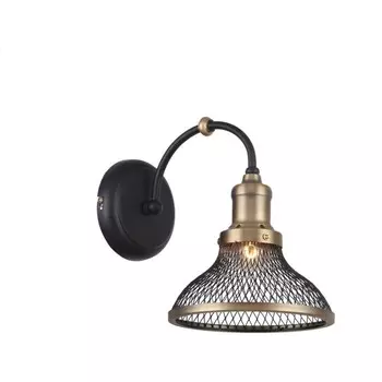 Бра Feloria 1xE27 60Вт, размер 27x18x24 см, цвет чёрный