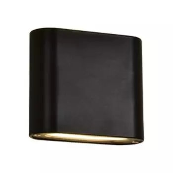 Бра "Фигура" 2x3Вт LED черный 10x4x8,5см