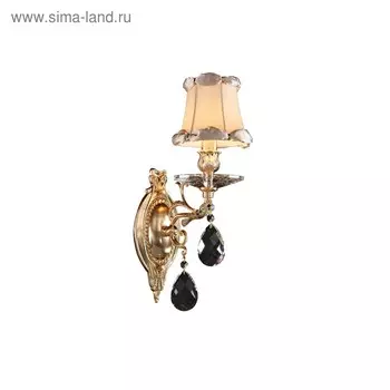 Бра FIOCCO 1х40Вт E14 золото 26x14x44см