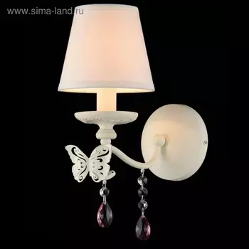 Бра Fiona 1x40W E14, пастельно - розовый 14x23x37 см