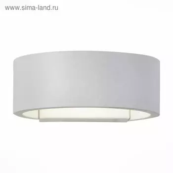 Светильник настенный St Luce. SL591.501.01. 1х6 Вт, LED, 4000K, 14х5 см, цвет белый
