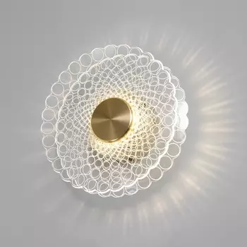 Бра "Форсика" LED 3000К золото 20х20х10см