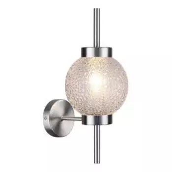 Бра FRANCESCA, 1x40Вт E14, цвет никель, IP20