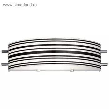 Бра «Фрэнка», 1x40Вт E14, хром, чёрный 11,5x31,5x8,5 см