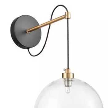 Бра Freedom, 1x28Вт G9, цвет чёрный, золото