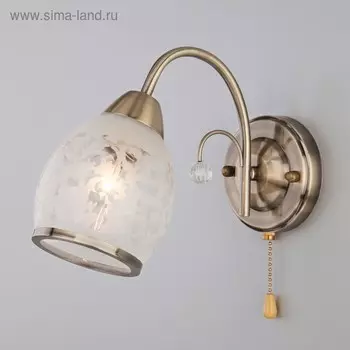 Бра Gabriella 1x60Вт E27 бронза