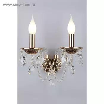 Бра Gadoni 2x40Вт E14 Золото 21x30x38см