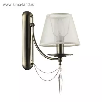 Бра Garcia 1x40W E14, бронза 26,5x16x34,5 см