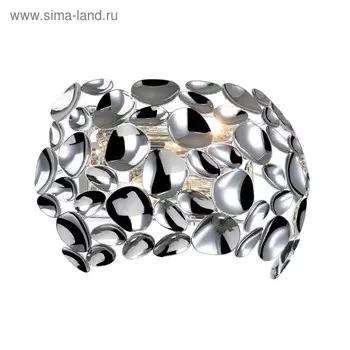 Бра Gittus, 2x40Вт E14, цвет хром