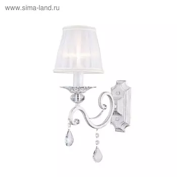 Бра Maytoni ARM247-01-G, 1хE14, 40Вт, 27х12х39 см, цвет белый с золотом
