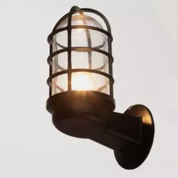 Бра "Идастриал" Е27 черный 30х34х15см