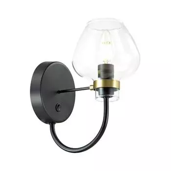 Бра ILONA, E14 1x40Вт, цвет черный