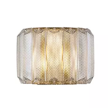 Бра Indigo, 12011/3W Brass. 3х40Вт, E14, 185х310х220 мм, цвет прозрачный