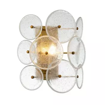 Бра Indigo, 12020/1W Gold. 1х60Вт, E14, 300х150х350 мм, эффект капель